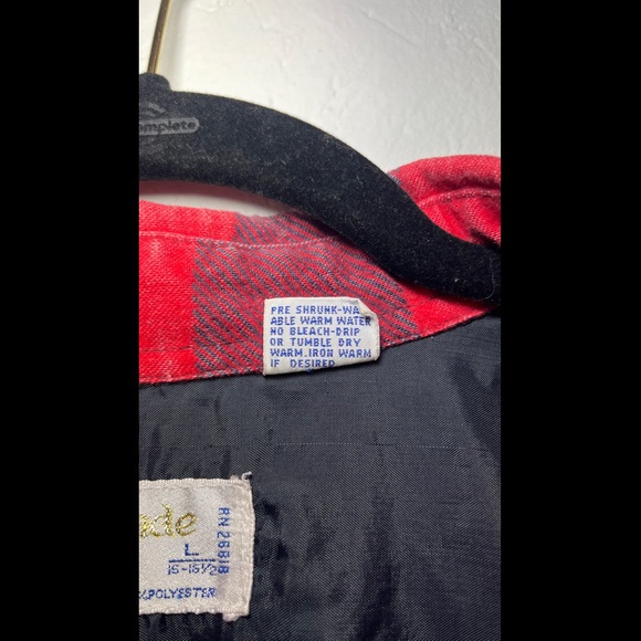 Cascade • Red & Blue Flannel Shirt - Picture 3 of 6